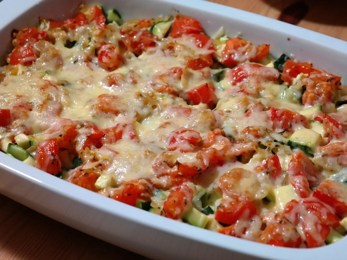 Pasta-ovenschotel met kip en broccoli