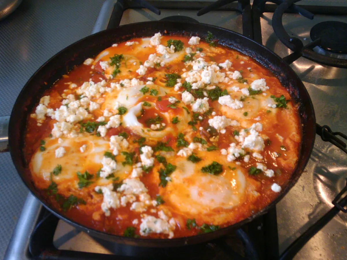 Shakshuka met eieren