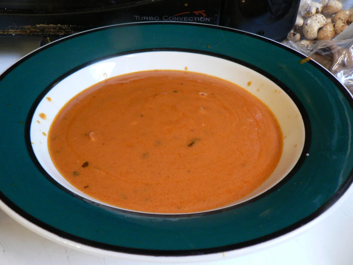 Snelle tomatensoep