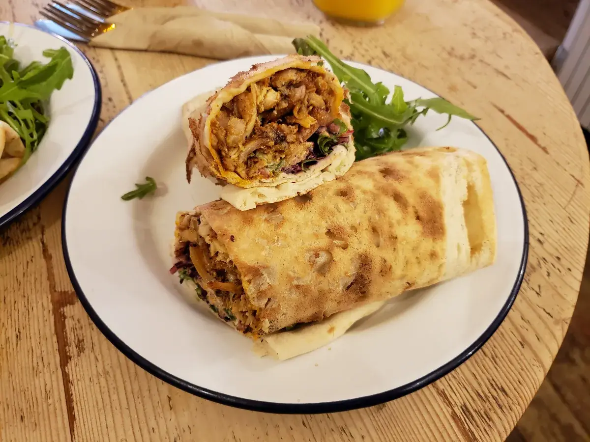 Wraps met kip en avocado